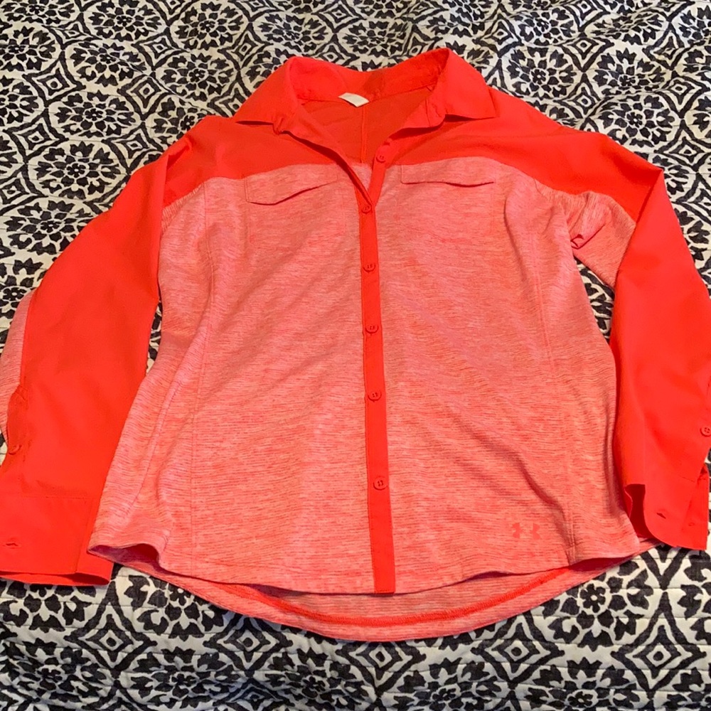 NWOT Under Armour L/S button down
